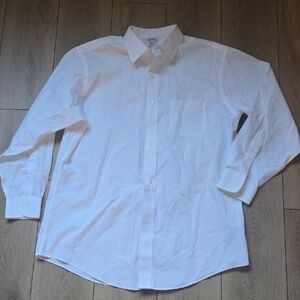 BROOKS BROTHERS REGENT White Dress Shirt Sz  16.5  2/3